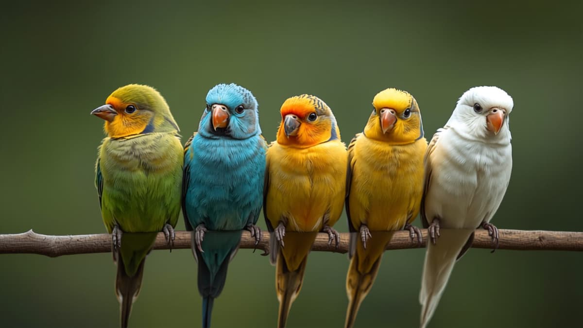 Jenis lovebird dan warnanya untuk pemula